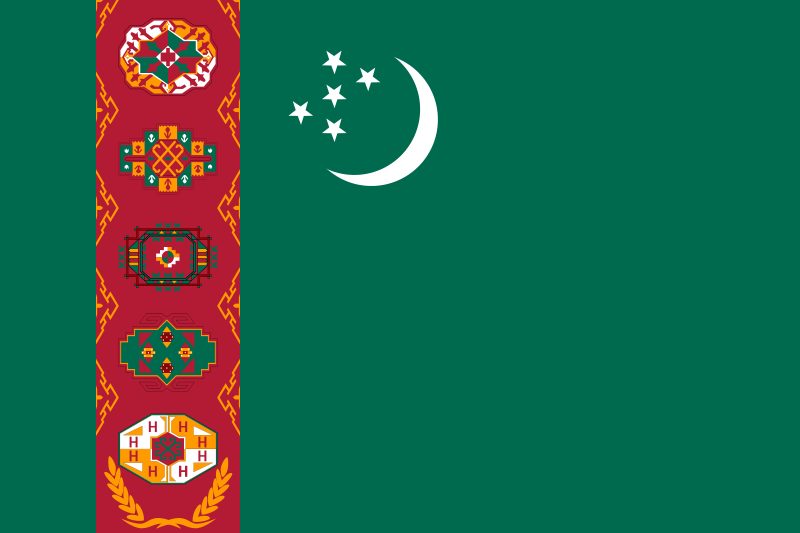 Datei:Flag of Turkmenistan.png